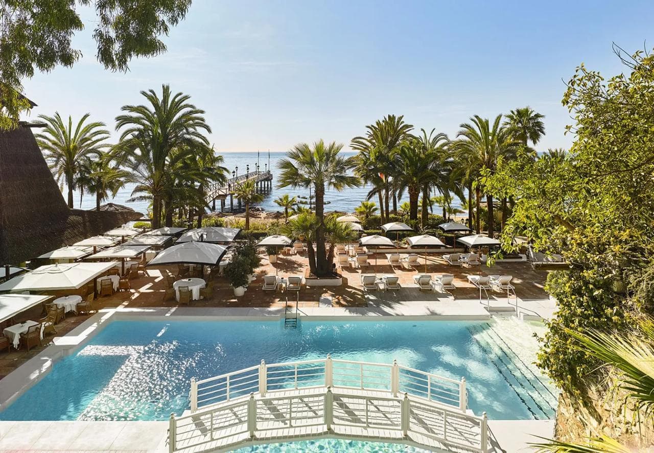 Marbella Club beach setting